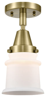 Innovations Lighting 447-1C-AB-G181S-LED Small Canton 1 Light 6" Flush Mount