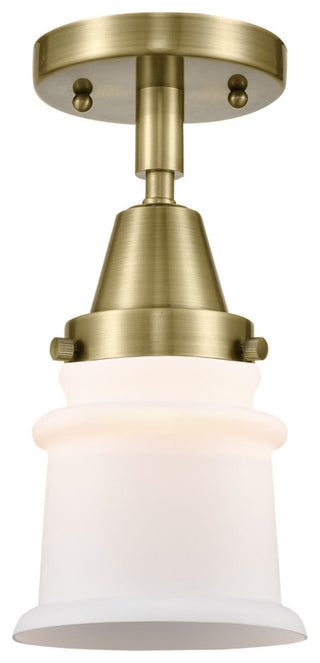 Innovations Lighting 447-1C-AB-G181S-LED Small Canton 1 Light 6" Flush Mount