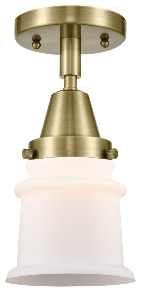 Innovations Lighting 447-1C-AB-G181S-LED Small Canton 1 Light 6" Flush Mount