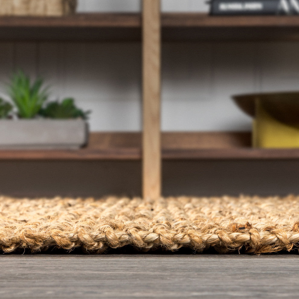 Para Hand Woven Area Rug, Natural, 9 Ft. X 12 Ft.