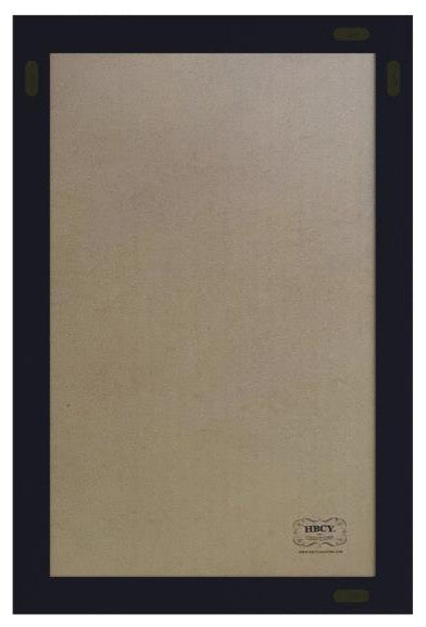 Canterbury Wall Mount Magnetic Chalkboard Sign Set-20" x 30", Black, 20" X 30"