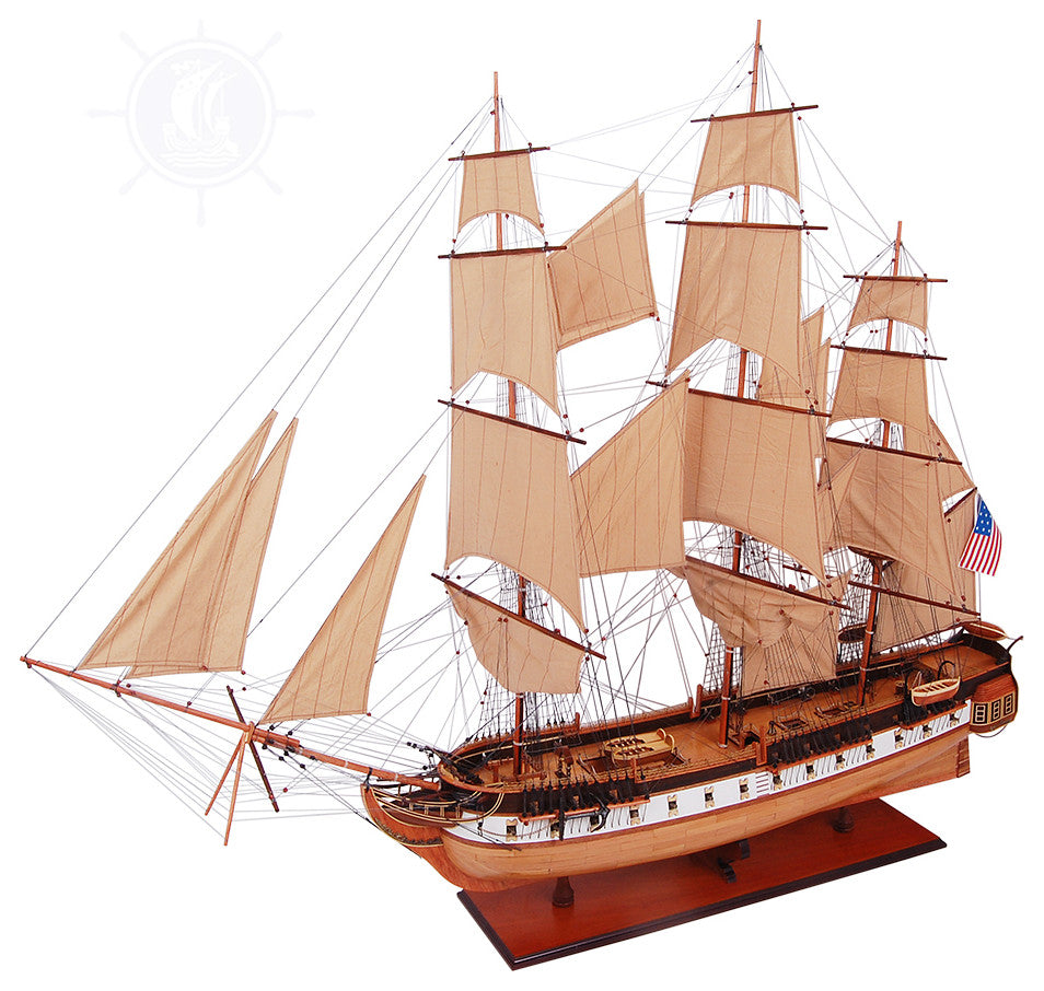 Uss Constitution Xl Museum-quality Fully Assembled Wooden Model Ship