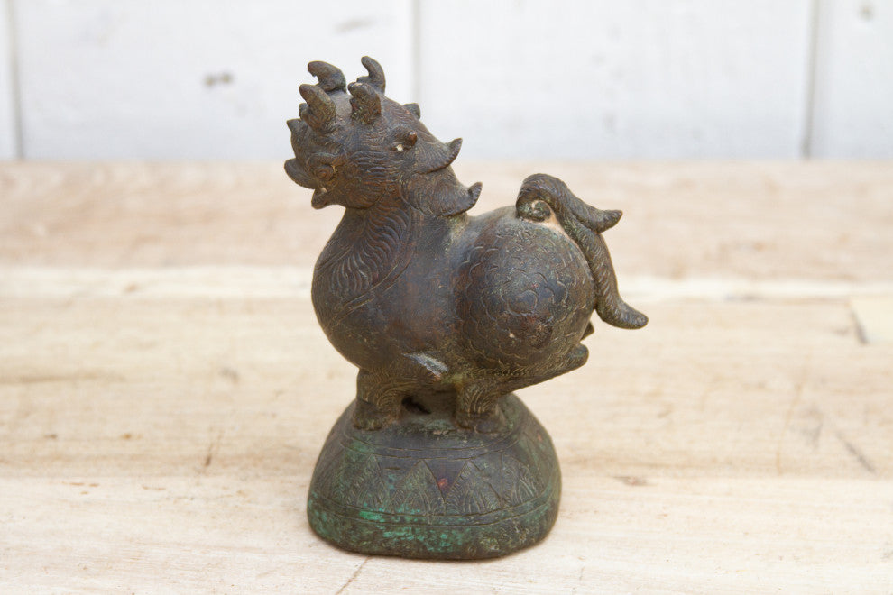 Large 19th Century Chinese Bronze Opium Weight