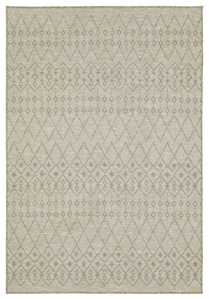 Oriental Weavers Tortuga TR04A Geometric Rug, Beige, 5'3"x7'3"