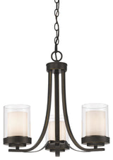 3 Light Chandelier Olde Bronze