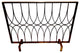 Bronze Tear Drop Firescreen