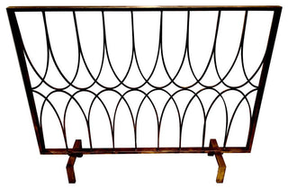 Bronze Tear Drop Firescreen