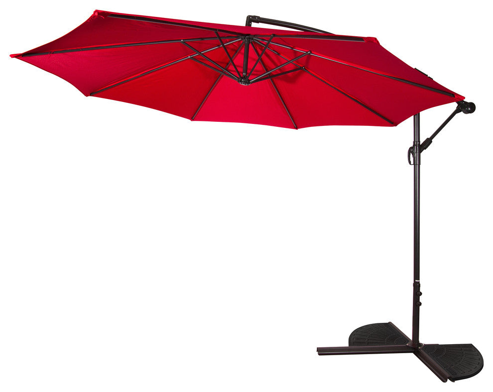 Resin Umbrella Base Weight for Offset Umbrella, 26lbs, 2-Piece Set