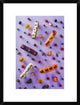 "Sweet Pattern: Eclair" Framed Digital Print by Dina Belenko, 20"x26"