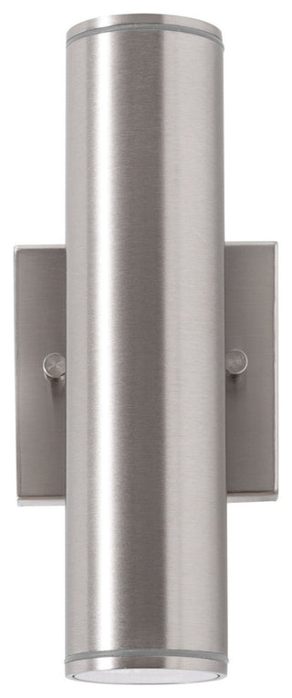 Beverly Outdoor LED Wall Sconce, Satin Nickel, 10"