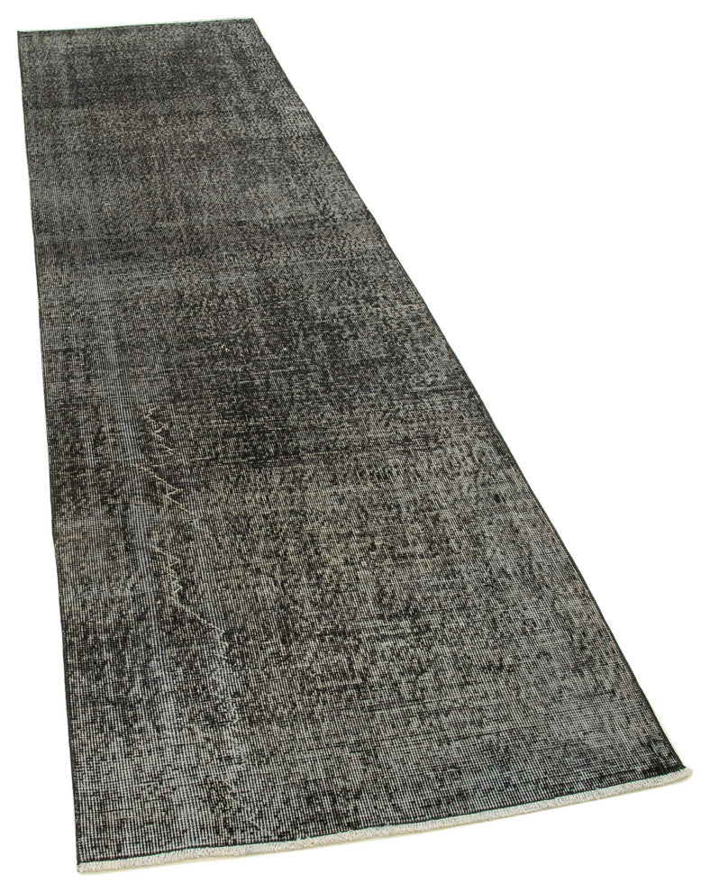 Rug N Carpet - Hand-knotted Anatolian 2' 10" x 10' 2" Vintage Floor Runner Rug