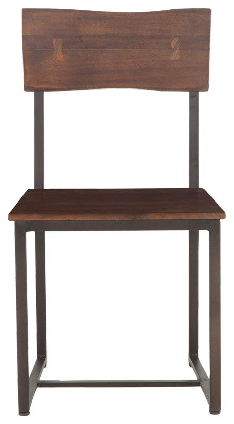 Belfrie Acacia Wood Live Edge Dining Chairs