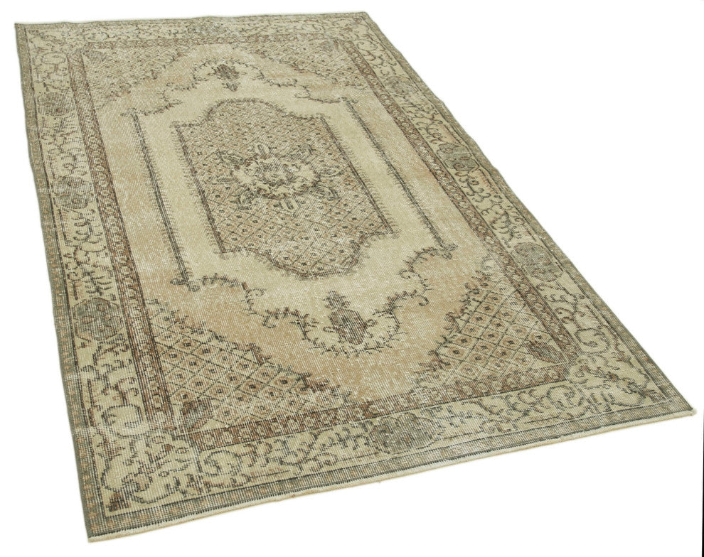 Rug N Carpet - Hand-knotted Turkish 3' 11" x 6' 6" Vintage Small Area Rug