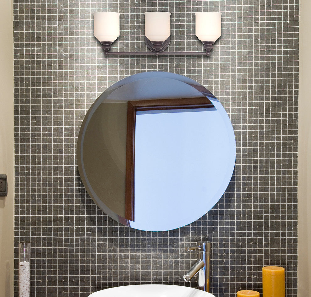 Melrose 3 Light Bath Bar, English Bronze