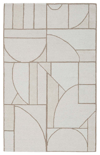 Mid-Century Epure Area Rug, Neutral, 6'x9'