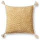 Loloi P0621 Yellow 22" x 22" Cover w/Poly Pillow