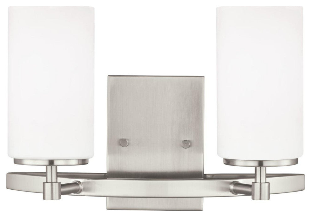 Generation Lighting 4424602EN3 Alturas 2 Light 14"W LED Vanity - Brushed Nickel