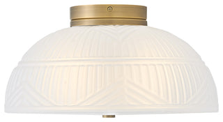 Hinkley Devon Small Flush Mount, Lacquered Brass