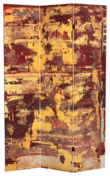 6' Tall Embers Canvas Room Divider