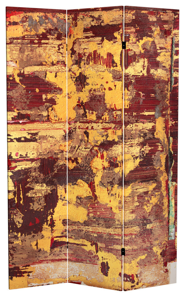 6' Tall Embers Canvas Room Divider