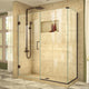 Dreamline Unidoor Plus SHEN-24550340-06 Shower Enclosure, 55"x34-3/8"x72"