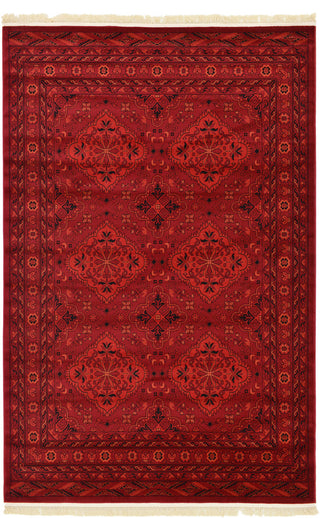 Unique Loom Red McKinley Tekke 6'x9' Area Rug