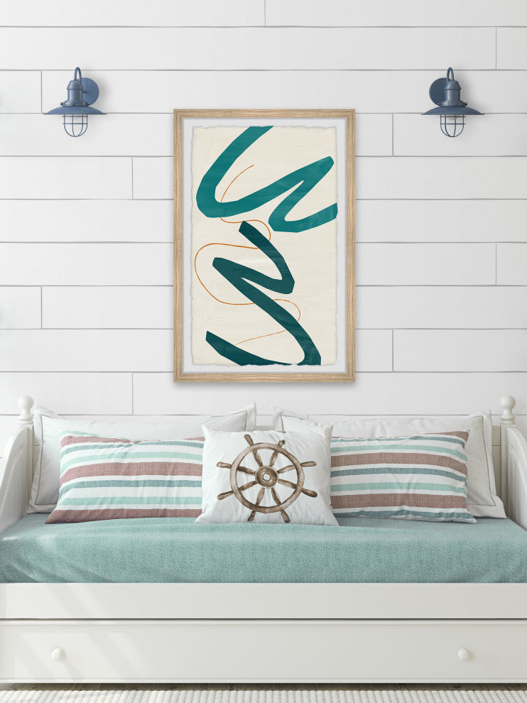 "End of the Road" Framed Painting Print, 12x18
