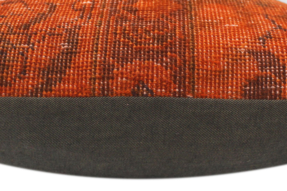 Shabby Chic Doolan Vintage Distressed Handmade Rug Pillow