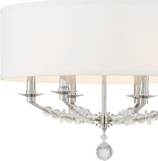 Crystorama Lighting Group 8016 Mirage 6 Light 24"W Crystal Drum - Polished