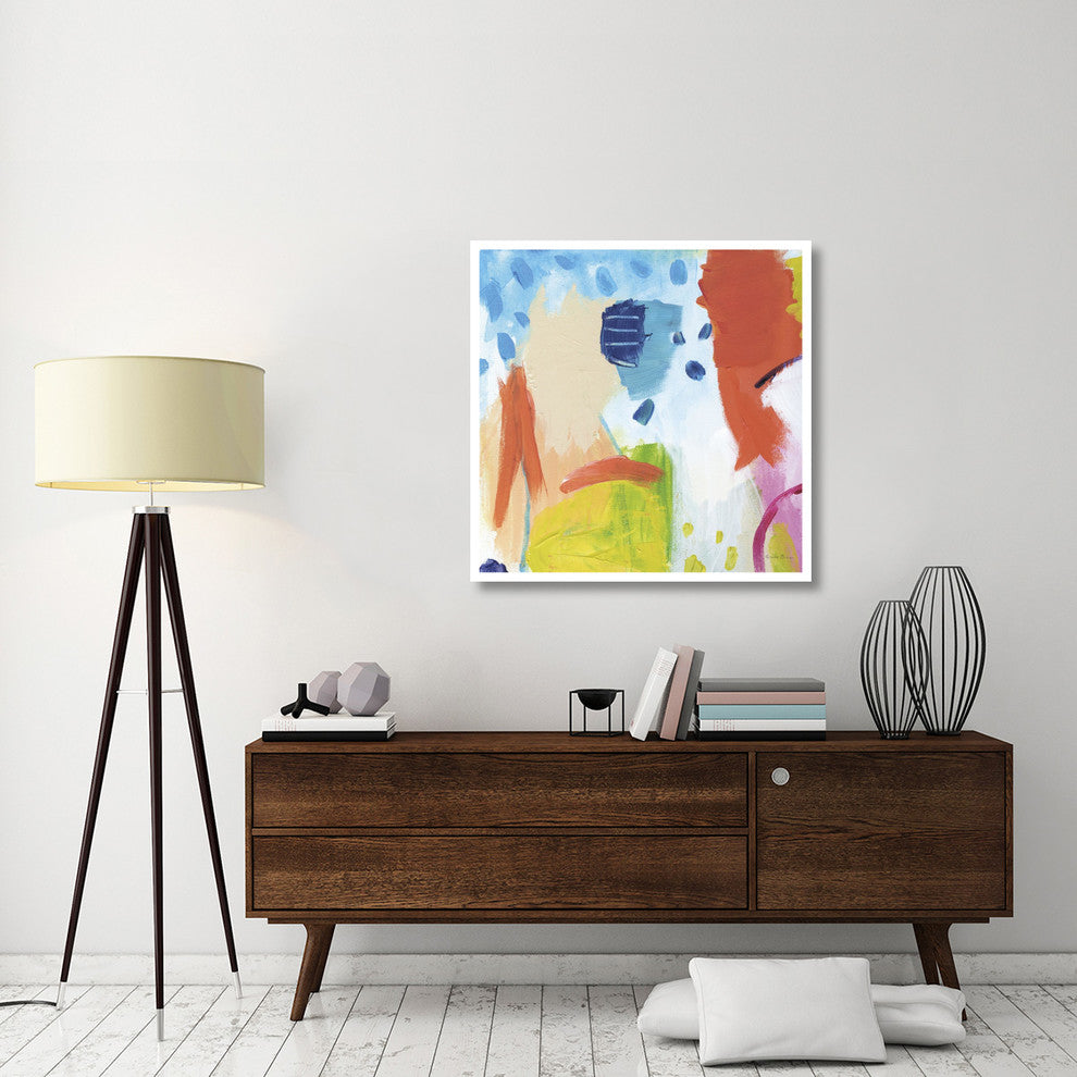 "Cheerful I" Digital Paper Print by Farida Zaman, 38"x38"