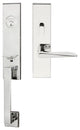 Ecco Lever, Mortise Entry Handleset, Left Hand, Polished Stainless Steel