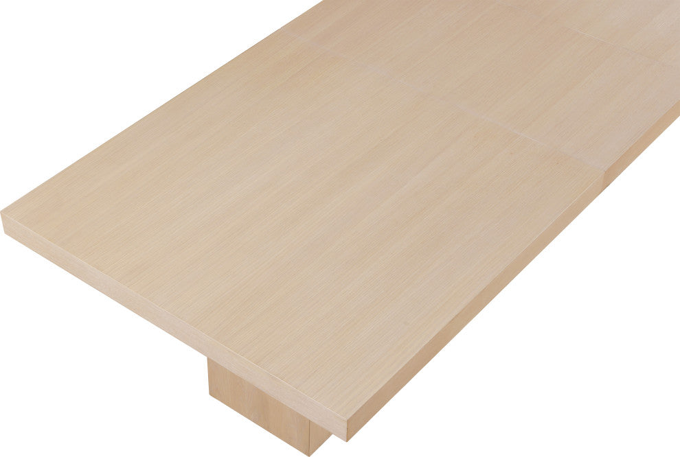 Anzio Oak Veneer Dining Table, Oak