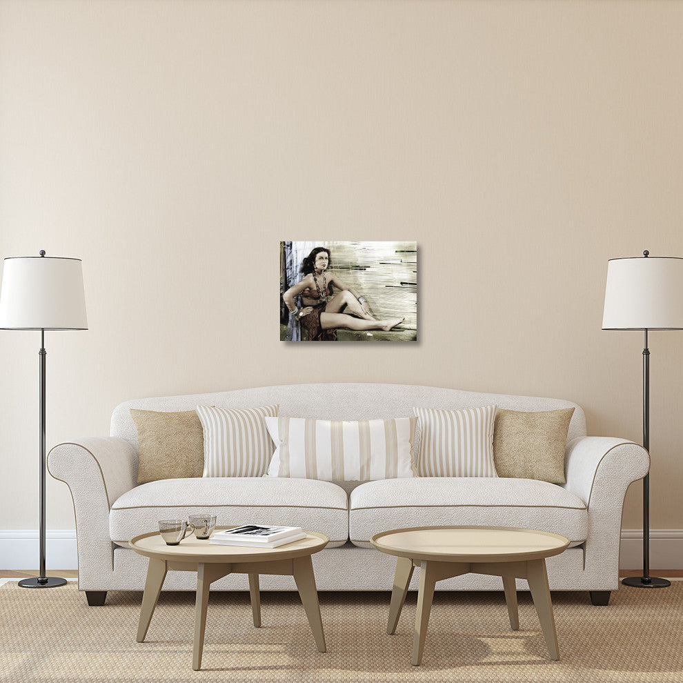 "Hedy Lamarr" Stretched Canvas Giclee by Hollywood Photo Archive, 30x22"