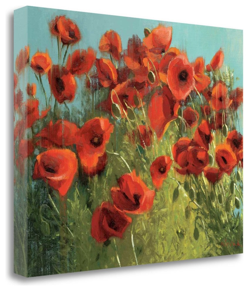 "Sunshine And Raindrops" By Shirley Novak, Giclee Print on Gallery Wrap Canvas