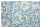 Premium Machine Washable Mayfield AMF551 Denim 1'8" x 2'6" Rug