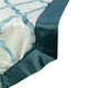 Decorative Table Runner Blue Satin 14"x120", Lattice & Tassels, Adonia