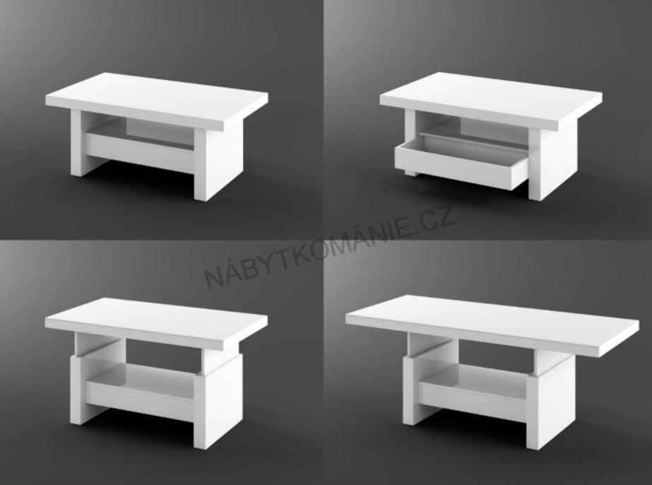 Aversa Coffee Table, White