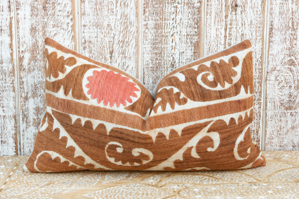 Aisara Thuja Suzani Lumbar Pillow