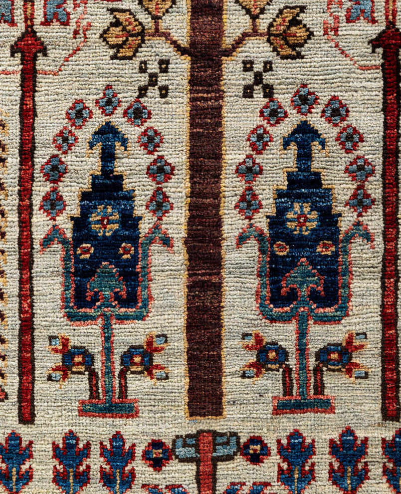 Serapi One-of-a-Kind Hand-Knotted Area Rug Light Gray, 8'0" x 9'11"