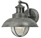 Harwich Motion Sensor Dusk to Dawn Outdoor Wall Light Textured Gray