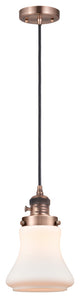 INNOVATIONS 201CSW-AC-G191-LED 1-Light Mini Pendant Antique Copper