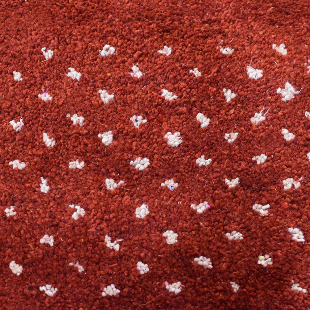 HAND KNOTTED LOOM SILK ECO-FRIENDLY AREA RUGS -8'x10',Rectangle,Red,Contemporary