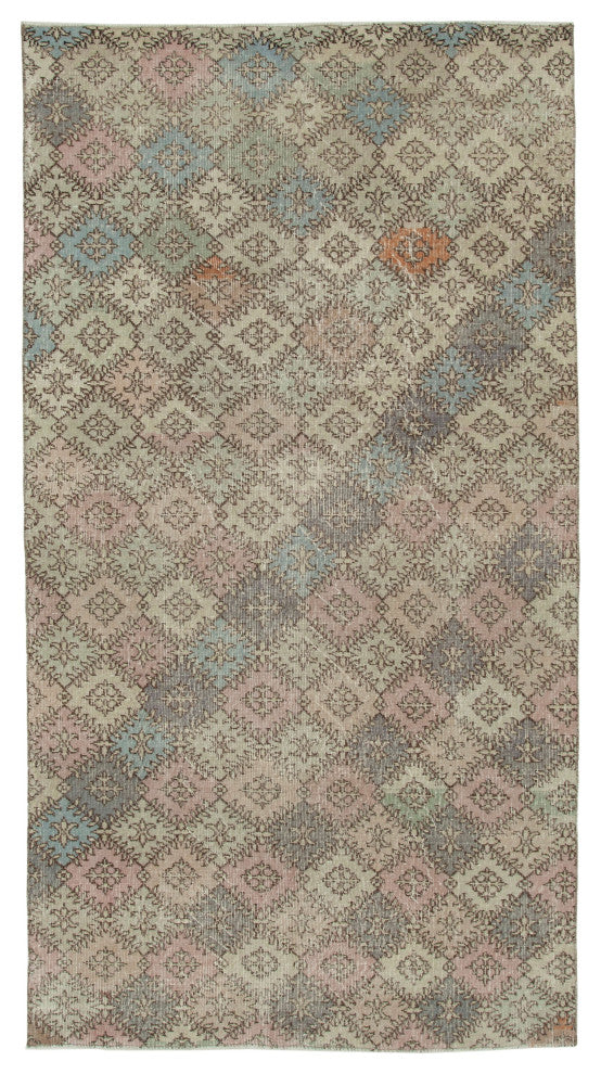 Rug N Carpet - Handmade Oriental 4' 11'' x 9' 3'' Unique Area Rug