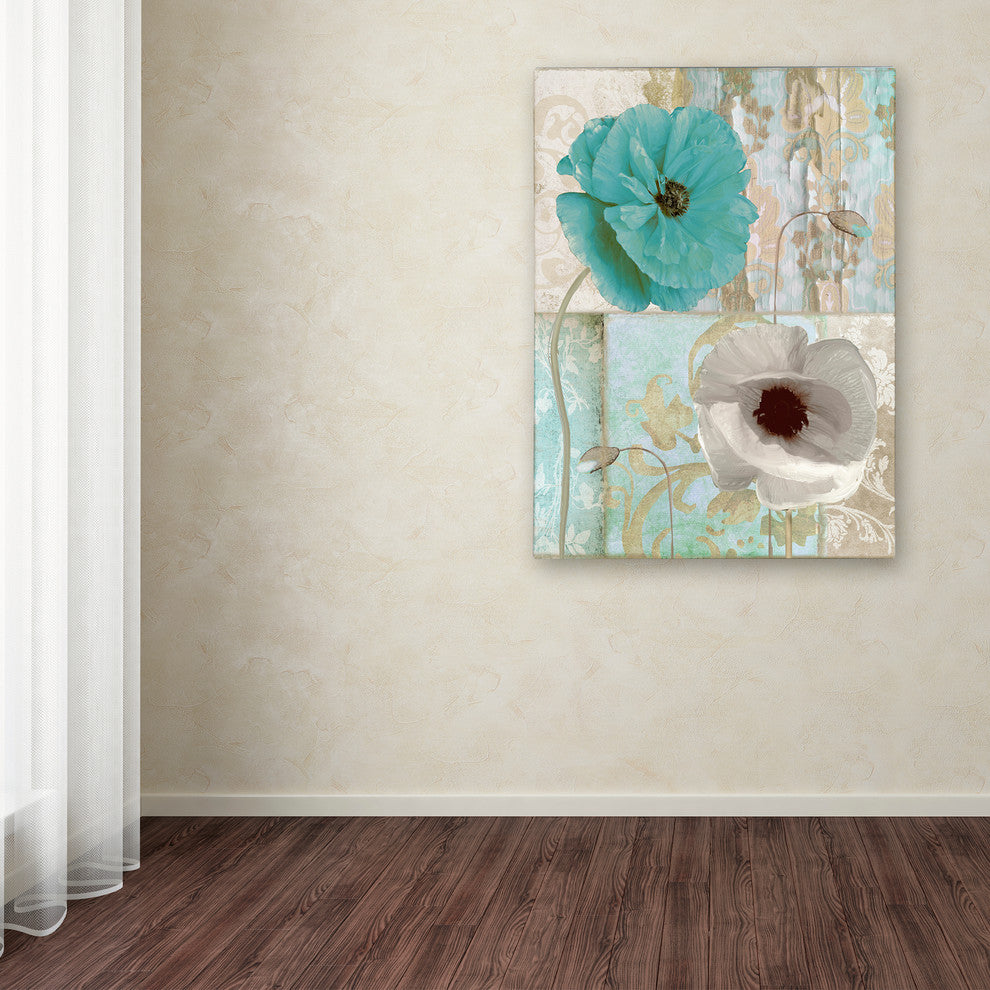 Color Bakery 'Beach Poppies II' Canvas Art, 35"x47"