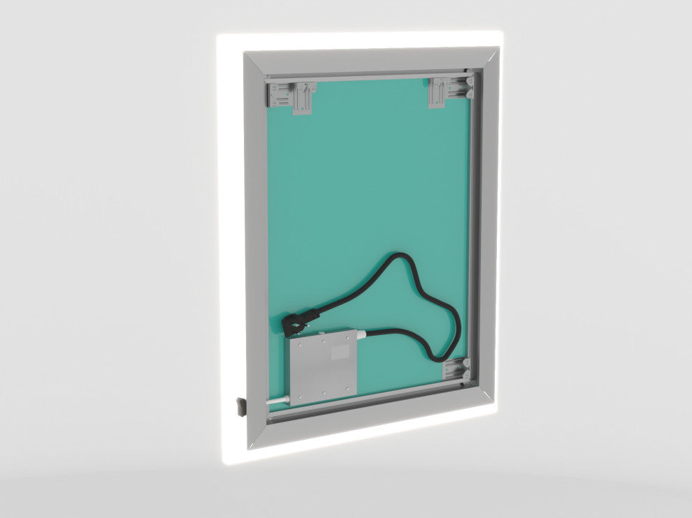 CastelloUSA Lisa LED Bathroom Mirror, 36"x30"