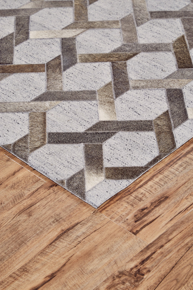 Weave & Wander Canady Rug, Steel/Storm, 8'x11'