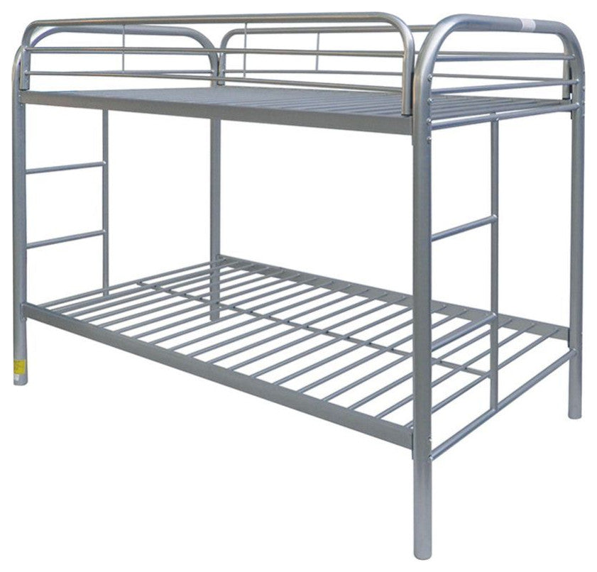 Acme Thomas Twin/Twin Bunk Bed Silver Finish