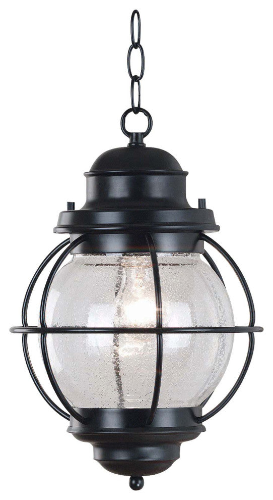 Kenroy 95092BL 1-Light Hanging Lantern, Hatteras