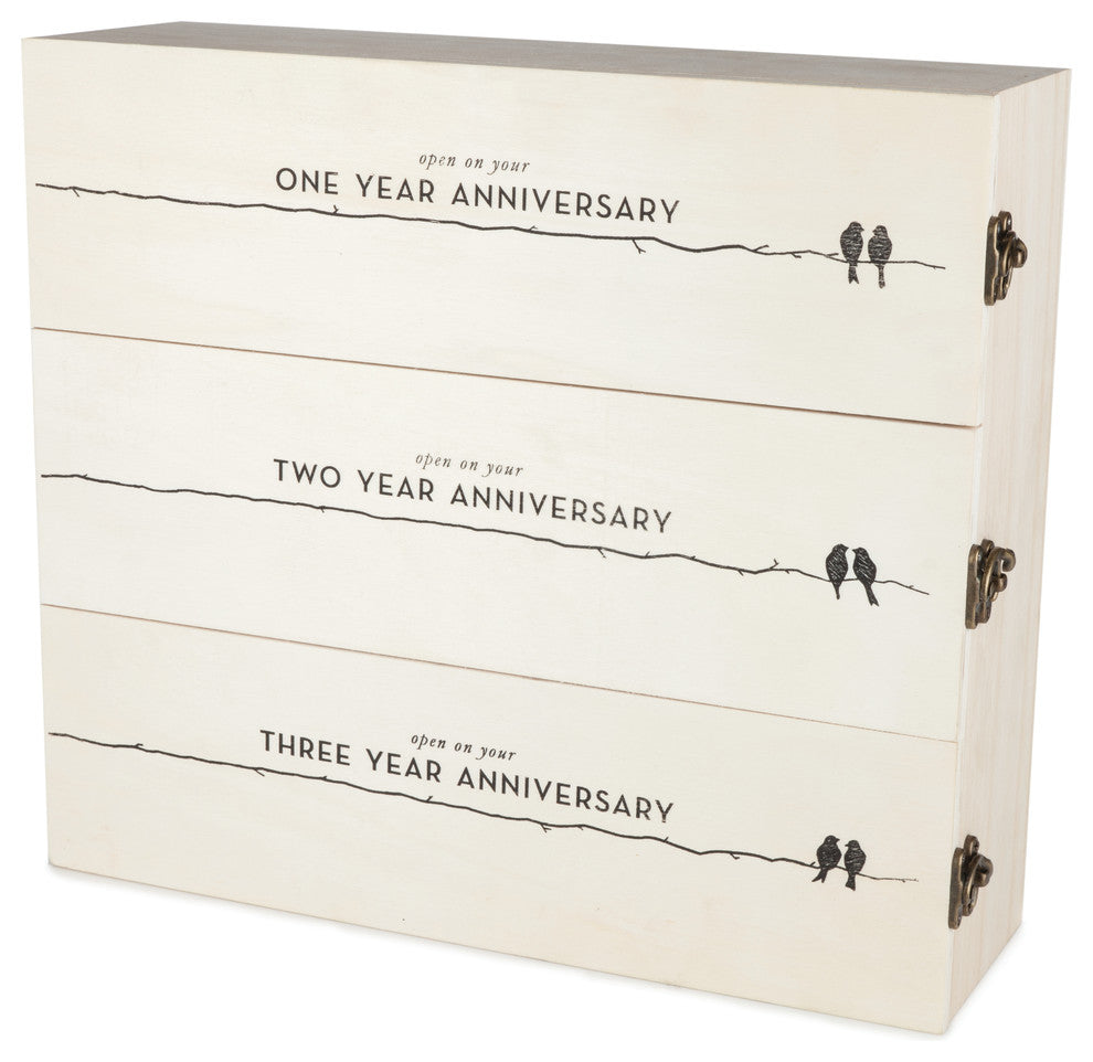 Newlyweds Anniversary Wine Box