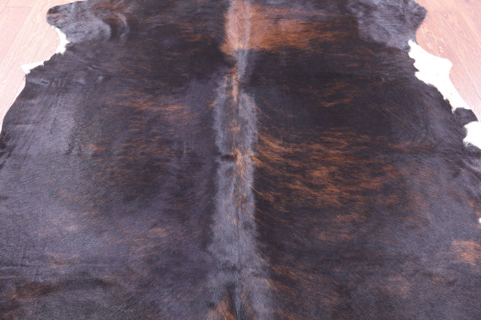 7' 6" X 6' 7" Natural Cowhide Rug C1763